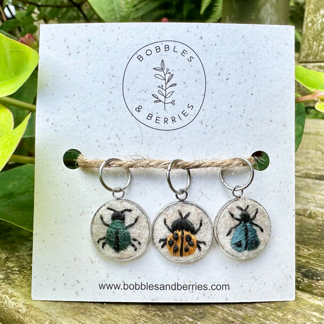 The Bug Collector · Stitch Marker Set