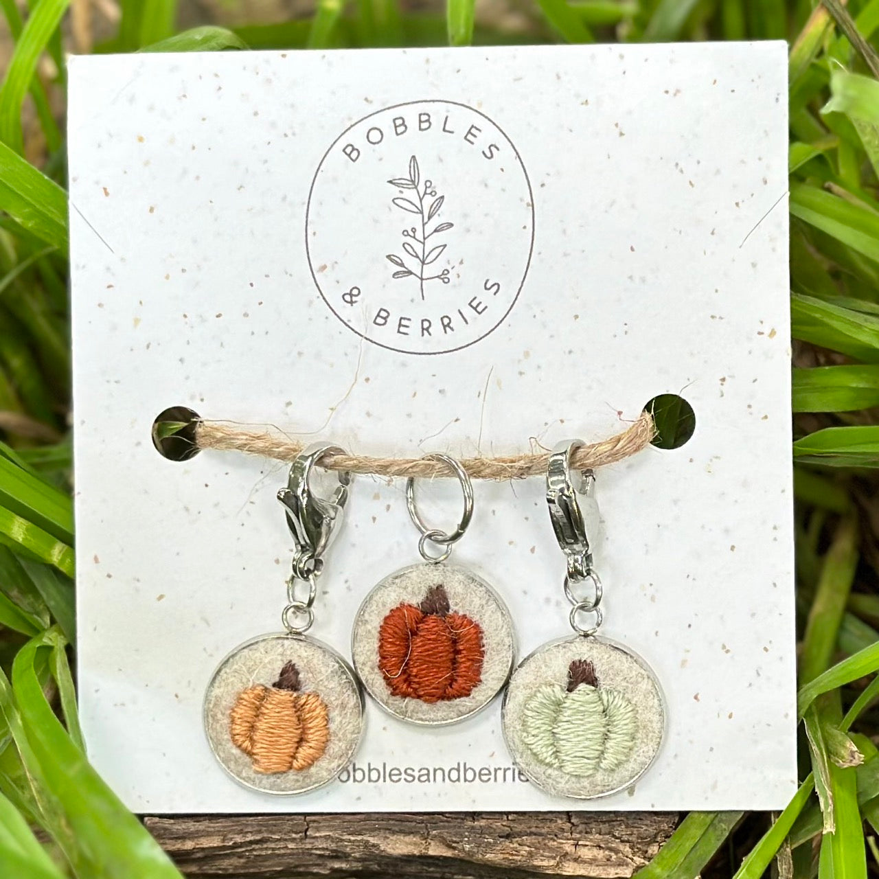 Pumpkins · Stitch Marker Set