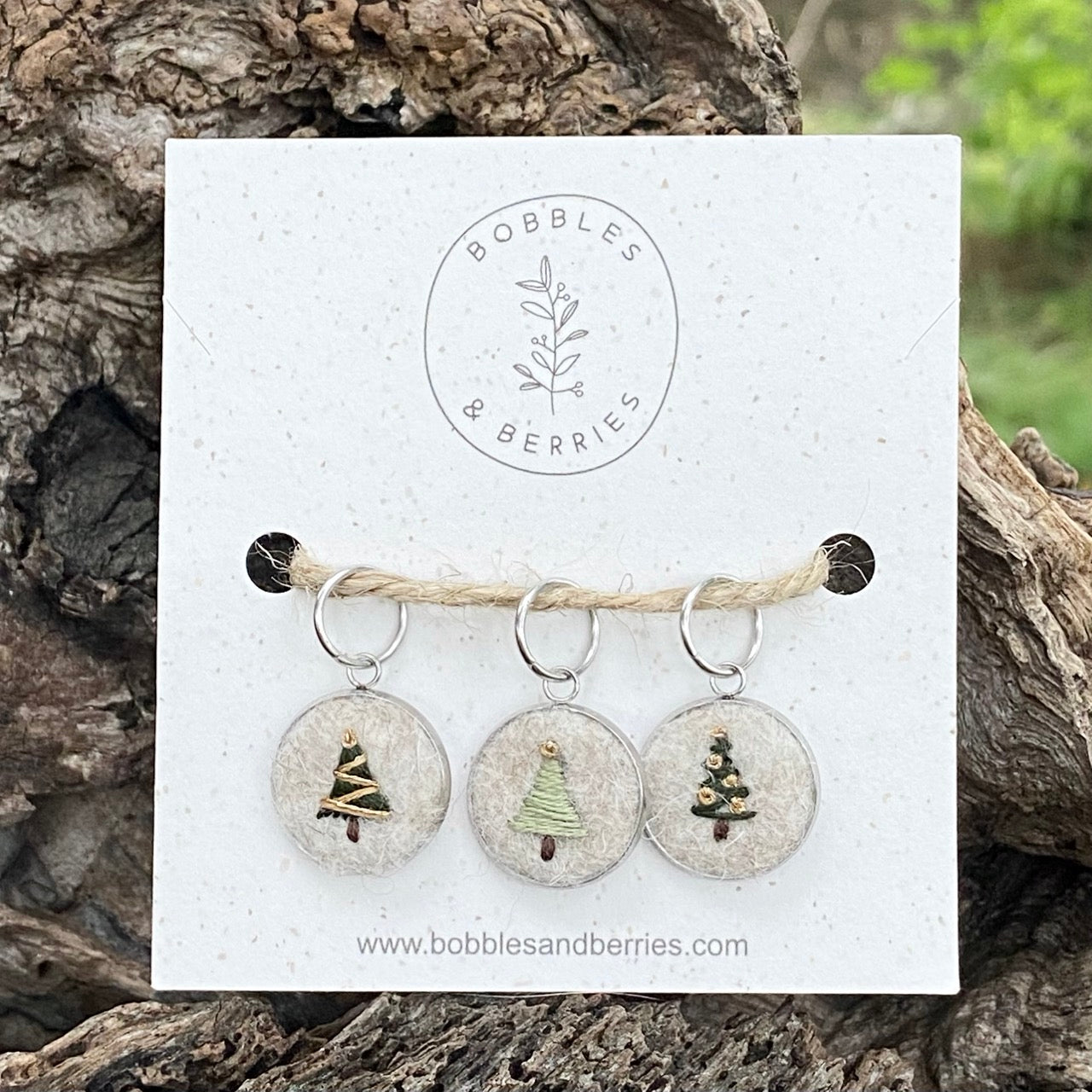 O Christmas Tree · Stitch Marker Set