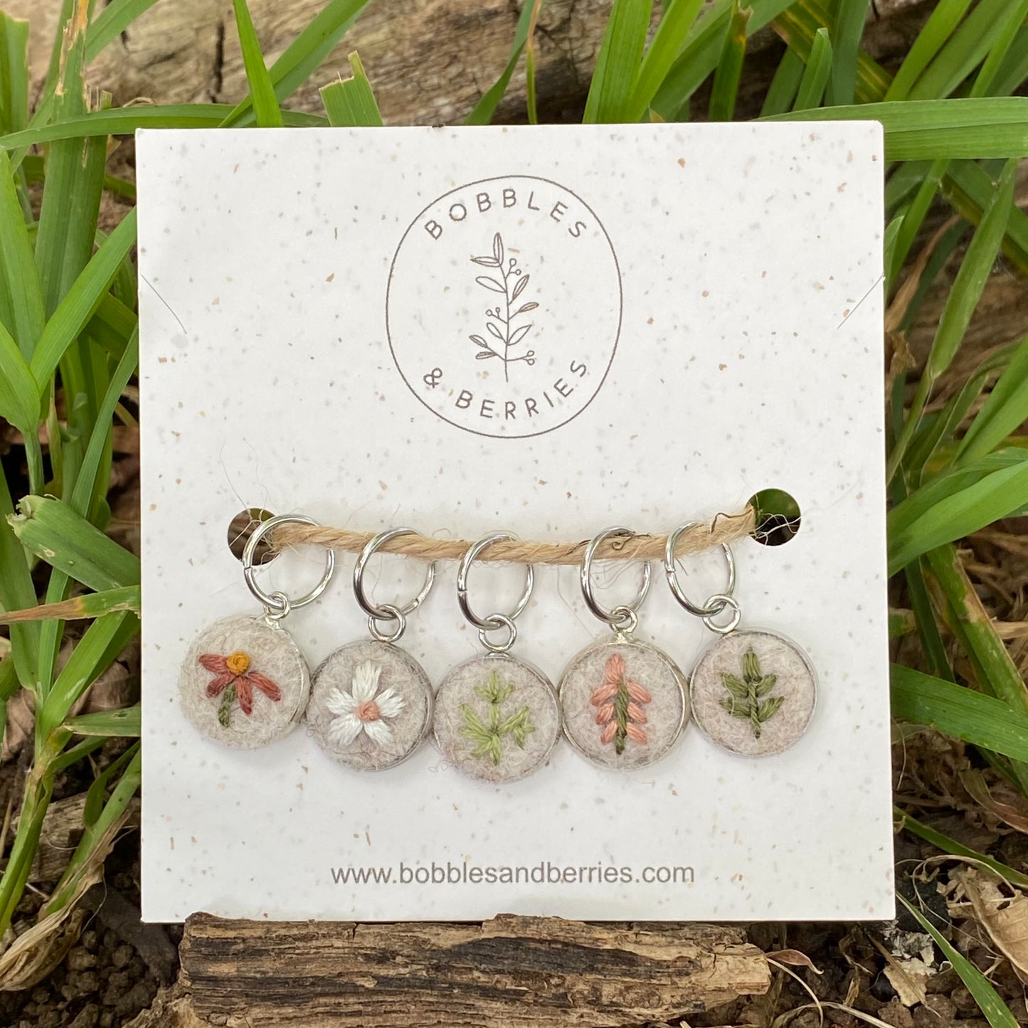 Meadow · Stitch Marker Set
