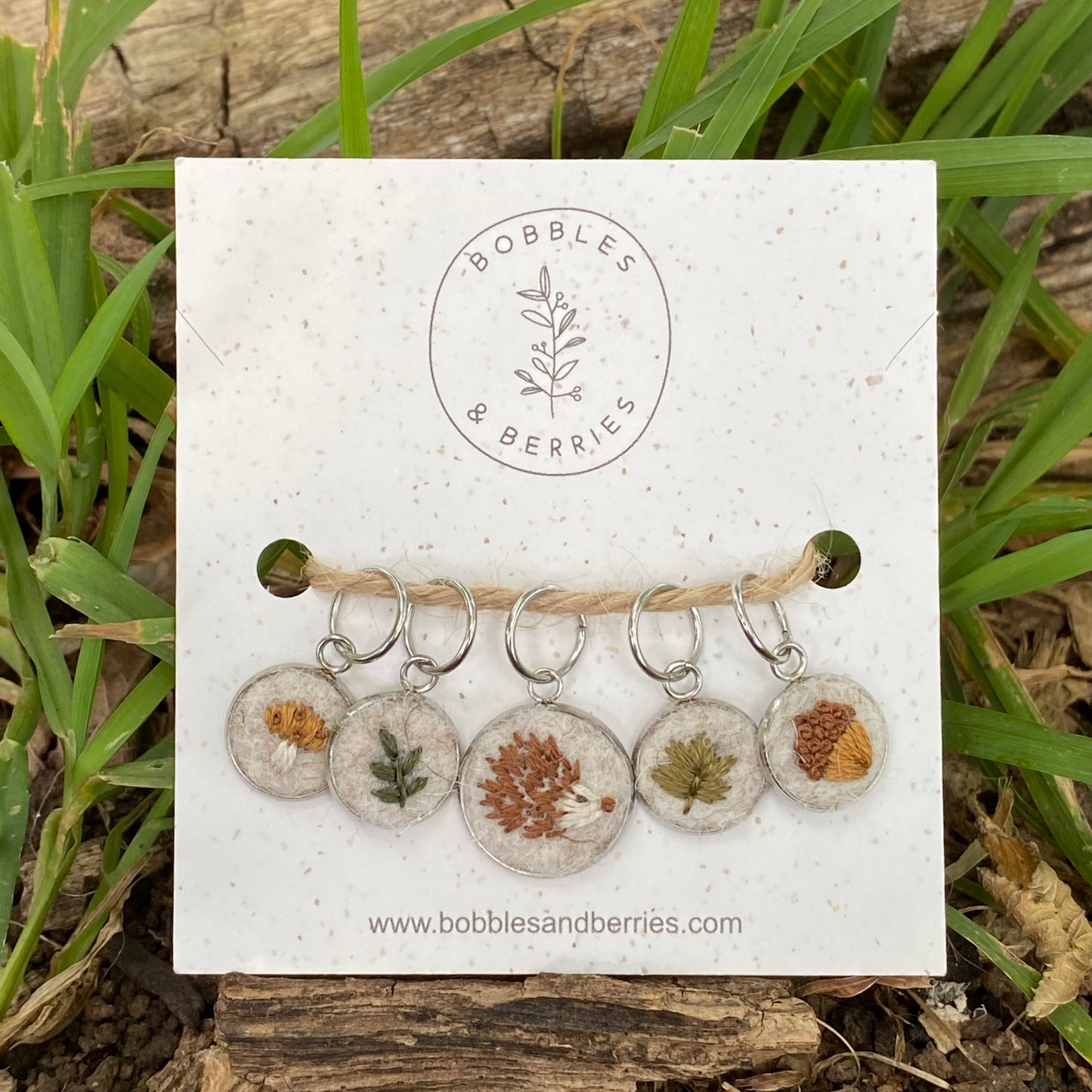 Woodland - Stitch Marker Set