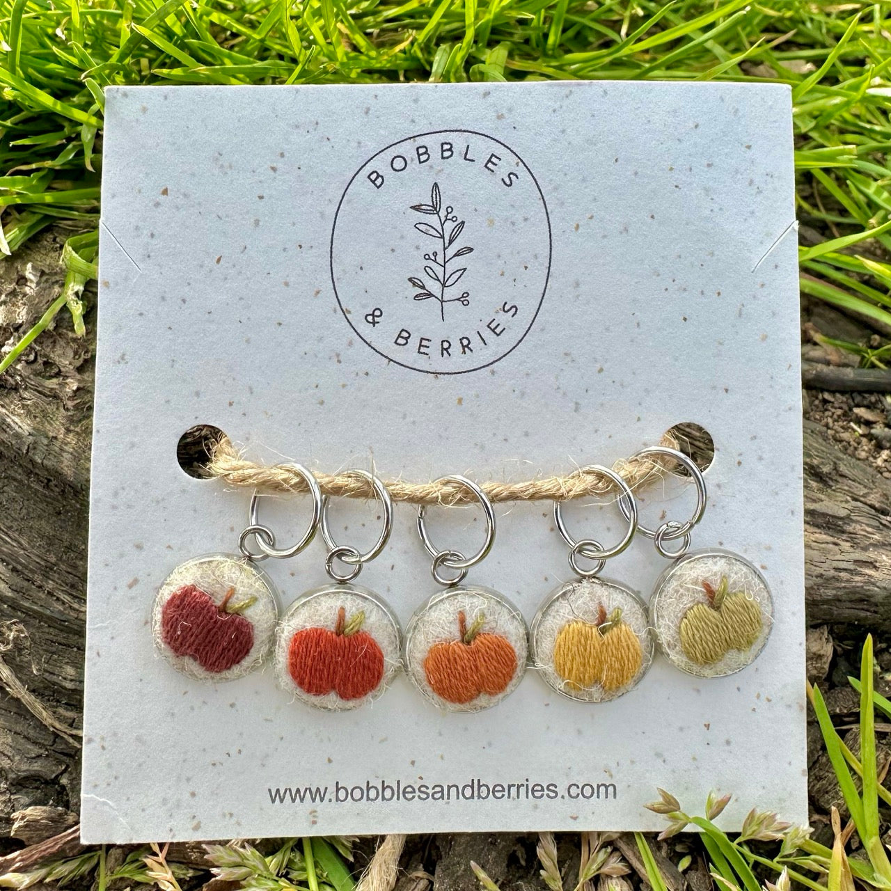 Little Orchard · Stitch Marker Set