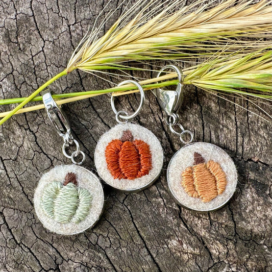 Pumpkins · Stitch Marker Set