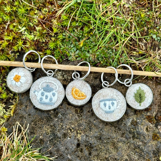 Put the Kettle On - Stitch Marker Set