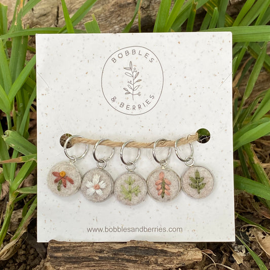 Meadow · Stitch Marker Set