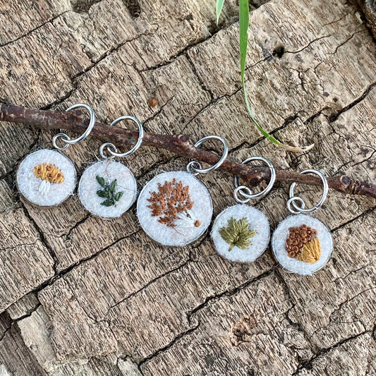 Woodland - Stitch Marker Set