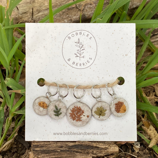 Woodland - Stitch Marker Set